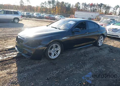 2013 BMW 650I Gran Coupe xDrive z USA, uszkodzony, nr VIN WBA6B4C52DDG67654